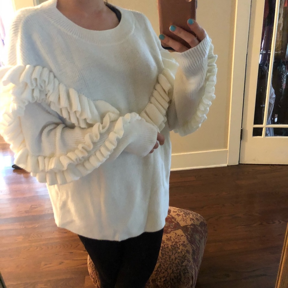 Frame ruffle sweater - Picture 4 of 6
